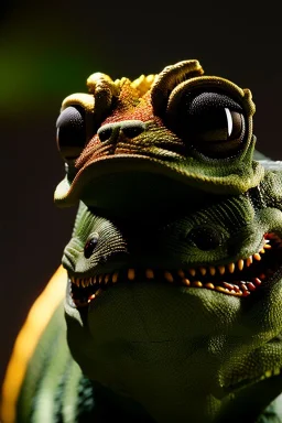 Chinese dragon with a pug head