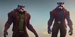 rocket raccoon from guardians of the galaxy