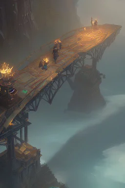 hand crafted catapult style of videogame Kena: Bridge od spirits