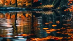"Embracing the serenity of nature 🍂✨ The beauty of fall reflected in every ripple. #AutumnVibes #NatureLovers"