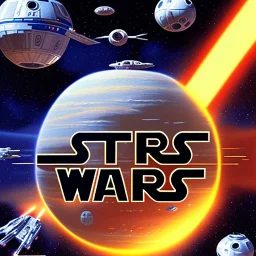 logo with only the letters 'STAR WARS', 16K