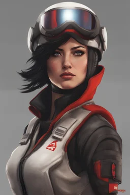 Faith Connors from Mirror's Edge Catalyst As An Apex Legends Character Digital Illustration By, Mark Brooks And Brad Kunkle, Concept Art