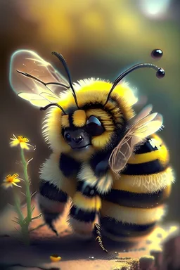 The most adorable bumble bee