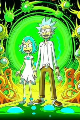 rick and morty den genç 7bir çift