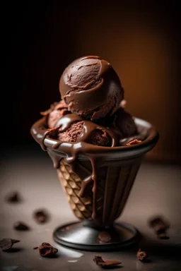 a chocolate icecream