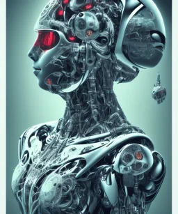 artificial intelligence. ink, poster, acrylic