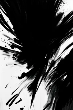 art background, brush strokes, black white