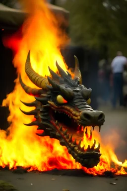 Burns with the fire of a thousand wood-burning stoves the dragon