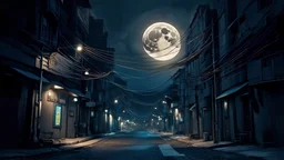 Despite the silver setting of a moon that was absent of its natural golden counterpart, the dark streets of Darez were illuminated by a network of cables, pulsating with crackling neon lights.