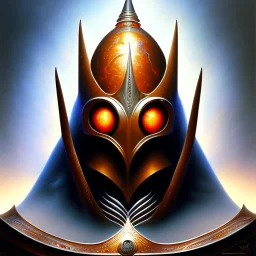 Dibujo al oleo Épico de Sauron estilo de Boris Vallejo