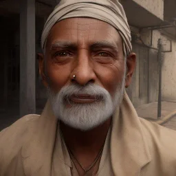 a street portrait from of india