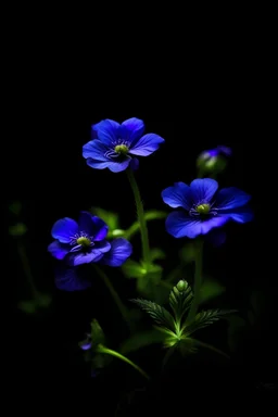 violet bloomes, natural and very special in the dark of the humid night -- ar 9:16--v52