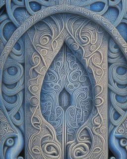 photo of a gothic gate, Alex Grey, intricate details