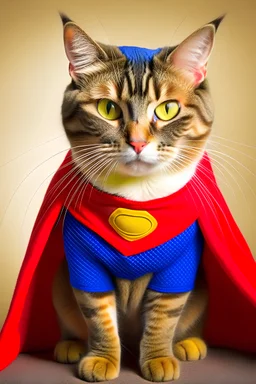 How would you portray a super cat?