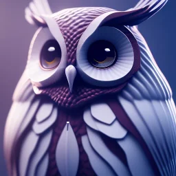 Owl, shallow depth of field, macro lens, unreal engine 5, ultra detailed, ultraphotorealistic