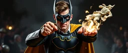 Magnus Carlsen as batman hammerfist