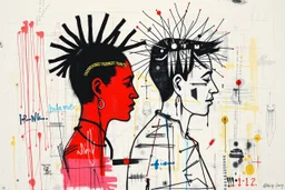 blurred lines for warped minds basquiat x pollock