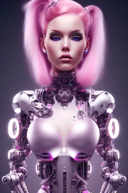 cyborg, pink hair, sexy, perfekt, real, dream