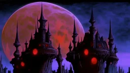 castle at night