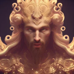 The supreme male magic god, mysterious, soft lighting, unreal engine 5 volumetric lighting, intricate details, realistic style, 8k resolution