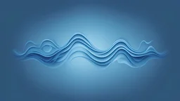 Logo, bioresonanz , 3 exakt gleiche abgerundete konstante parallele Sinus Wellen, blau, hellblau, dunkelblau, Hintergrund hellblau,