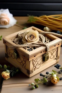 Romantic style wood Box