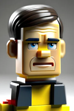 ¿por que me pones esta imagen? te he pedido una imagen de como sería la cara de Tom Brady si fuera una figura lego