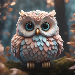 hyperdetailed, 4k, highres, masterpiece, Cute adorable chibi fluffy owl made of swirly clouds, whimsical and endearing style; Bright pastel colors colors; extreme detail; intricate motifs; gorgeous eyes: Bastien Lecouffe Deharme; jeremy_mann; andree_wallin : deep depth of field : bright dramatic lighting : craig_mullins; radial; maximalist; deviantart; Ray Tracing; Yoshikata Amano; Edwin Landseer; Ismail Inceoglu; Russ Mills; Victo Ngai; Bella Kotak; 3d; perfect composition, ultra-realistic, 8k