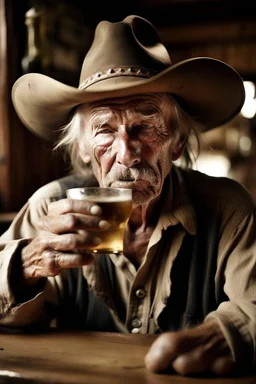 drunk old cowboy