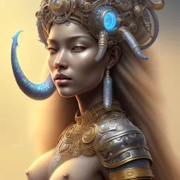 ssango fantasy, fantasy magic, intricate, sharp focus, illustration, highly detailed, digital painting, concept art, matte, artgerm and paul lewin and kehinde wiley, masterpiece silver elephant head bronze Asian African girl nice breast Afo hair turquoise sun rain waves