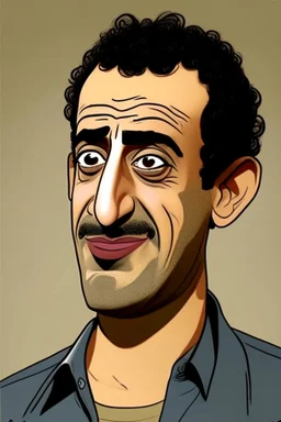 Ahmed El Sakka Egyptian actor ,cartoon 2d