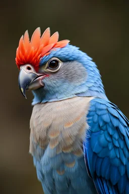 a mix between a blue avian and an avatar