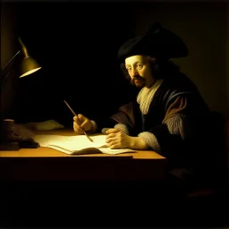 Office work, by rembrant