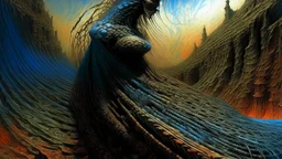 woman Zdzisław Beksiński