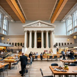 Combining the US Supreme Court with a food court