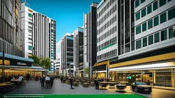 modern entertainment district