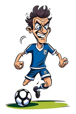 Anthony Gordon English soccer player cartoon 2d