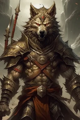 wolf god in war