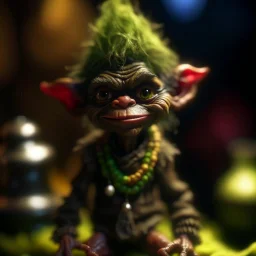 hairy pimp groove funk goblin gremlin alien hippie in weird home, prize winning oil painting, ,bokeh like f/0.8, tilt-shift lens 8k, high detail, smooth render, down-light, unreal engine