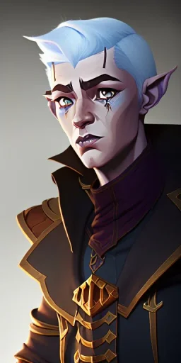 Dungeons and dragons character, wizard elf male, high detail, High definition, white hair