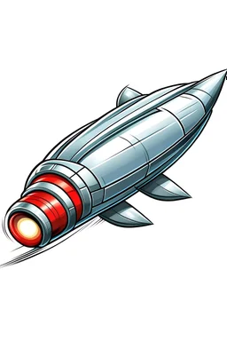 Photon torpedo clip art, white background