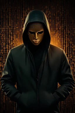 Bitcoin hacker matrix portrait, photorealistic, soft colors, shoot with leica lens , photo by Salgado, fear and dark