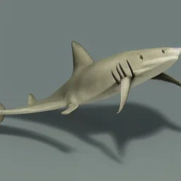 Flattened human ant shark