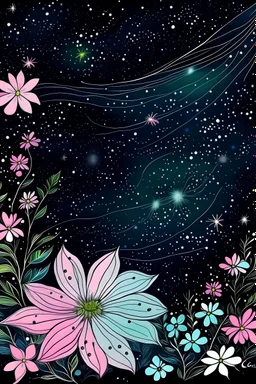cosmos, stars draw