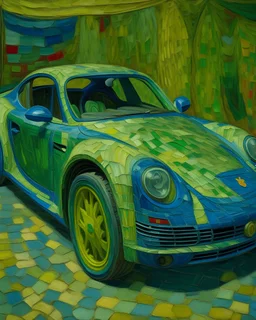 Portrait of a porshe by Van Gogh