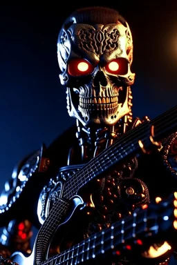 4K. Full details. A terminator as skilled as the AC DC guitar player