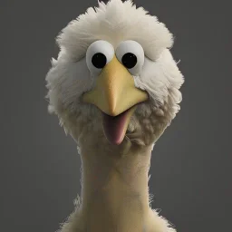 portrait of big bird by jim henson