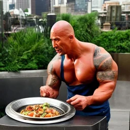 Dwayne the Rock Johnson vs The Wok