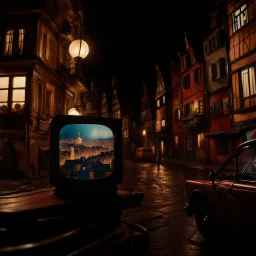 Close-up of ultra realistic, city, vivid, ultra realistic, Egon Schiele, Hieronymus Bosch, hypermaximalist, light, Italian 1970's odd movie, hilarious, Minicavio Quollati style, photography by Marlost Endgulp, dark atmosphere, obsessive, 4k, sharp focus, 3d, photorealism, hypnotic
