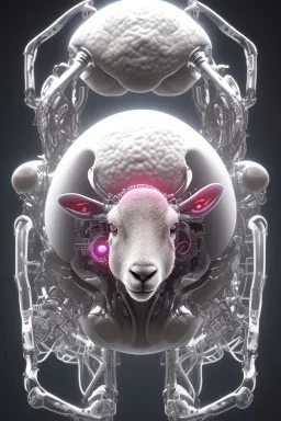 sheep brain cyborg, matrix style